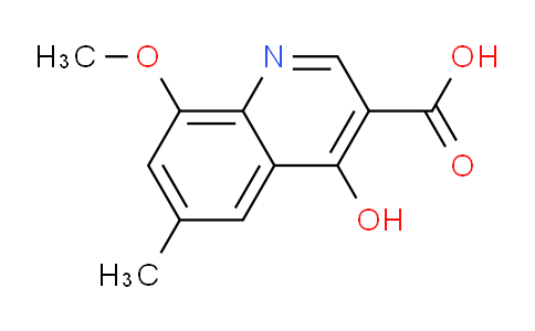 CAS No. 1315373-21-7, 4-Hydroxy-8-methoxy-6-methylquinoline-3-carboxylic acid