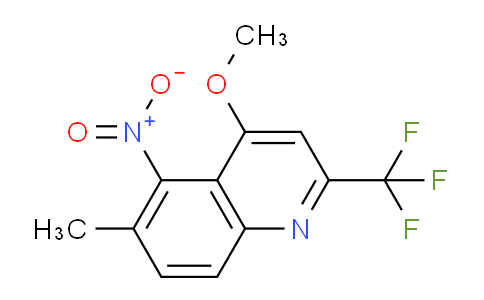 CAS No. 175203-62-0, 4-Methoxy-6-methyl-5-nitro-2-(trifluoromethyl)quinoline