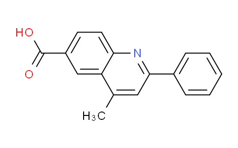 CAS No. 861386-07-4, 4-Methyl-2-phenylquinoline-6-carboxylic acid