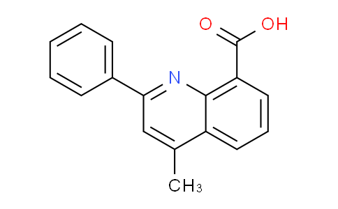 CAS No. 861580-73-6, 4-Methyl-2-phenylquinoline-8-carboxylic acid