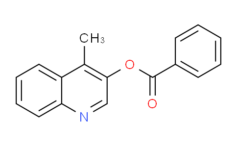 CAS No. 1081798-00-6, 4-Methylquinolin-3-yl benzoate