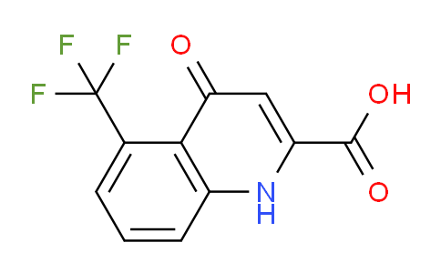 CAS No. 123157-86-8, 4-Oxo-5-(trifluoromethyl)-1,4-dihydroquinoline-2-carboxylic acid