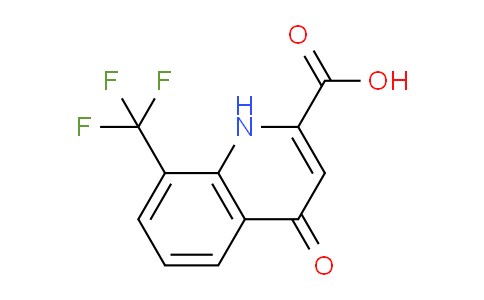 CAS No. 36308-81-3, 4-Oxo-8-(trifluoromethyl)-1,4-dihydroquinoline-2-carboxylic acid