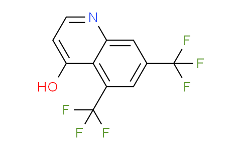 CAS No. 237076-72-1, 5,7-Bis(trifluoromethyl)quinolin-4-ol