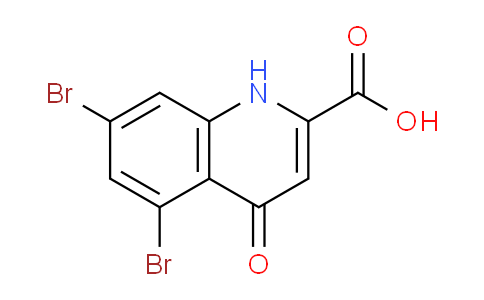 CAS No. 130064-06-1, 5,7-Dibromo-4-oxo-1,4-dihydroquinoline-2-carboxylic acid