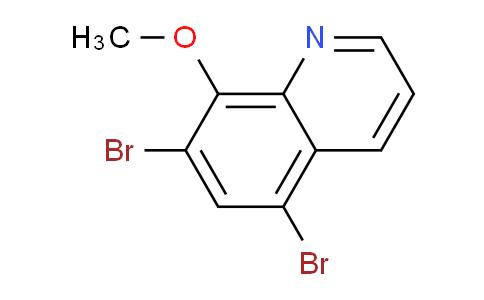 CAS No. 17012-49-6, 5,7-Dibromo-8-methoxyquinoline