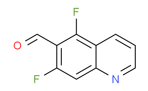 CAS No. 1185767-02-5, 5,7-Difluoroquinoline-6-carbaldehyde