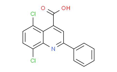 CAS No. 433240-82-5, 5,8-Dichloro-2-phenylquinoline-4-carboxylic acid