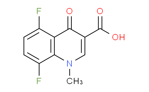CAS No. 1267907-33-4, 5,8-Difluoro-1-methyl-4-oxo-1,4-dihydroquinoline-3-carboxylic acid