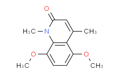 CAS No. 131451-78-0, 5,8-Dimethoxy-1,4-dimethylquinolin-2(1H)-one