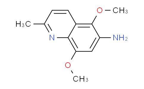 CAS No. 21873-43-8, 5,8-Dimethoxy-2-methylquinolin-6-amine