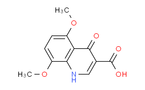 CAS No. 842956-45-0, 5,8-Dimethoxy-4-oxo-1,4-dihydroquinoline-3-carboxylic acid