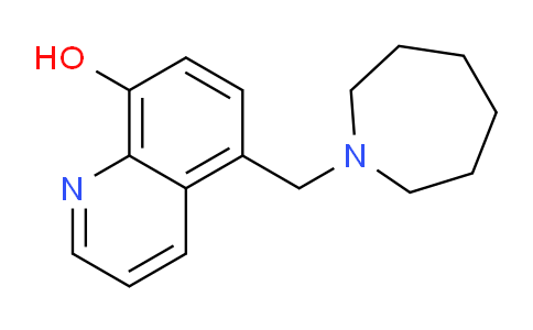 CAS No. 923826-40-8, 5-(Azepan-1-ylmethyl)quinolin-8-ol