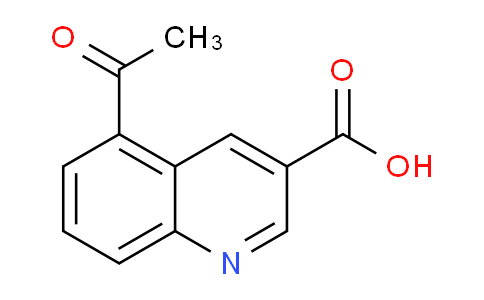 CAS No. 1854893-53-0, 5-Acetylquinoline-3-carboxylic acid