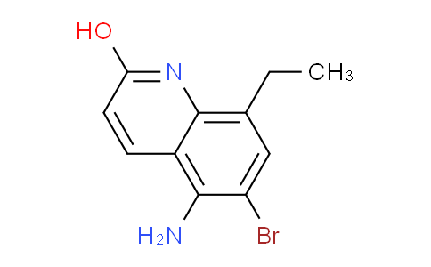 CAS No. 91065-62-2, 5-Amino-6-bromo-8-ethylquinolin-2-ol