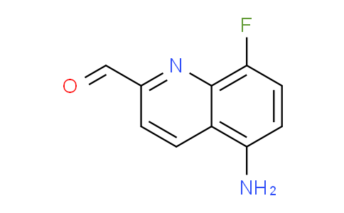 CAS No. 1420790-31-3, 5-Amino-8-fluoroquinoline-2-carbaldehyde