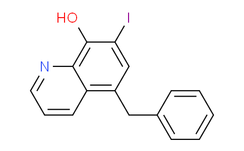 CAS No. 92867-75-9, 5-Benzyl-7-iodoquinolin-8-ol