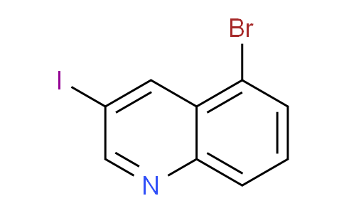 CAS No. 1416438-35-1, 5-Bromo-3-iodoquinoline