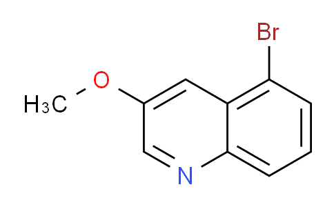 CAS No. 776296-12-9, 5-Bromo-3-methoxyquinoline