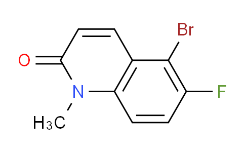 CAS No. 1420793-13-0, 5-Bromo-6-fluoro-1-methylquinolin-2(1H)-one