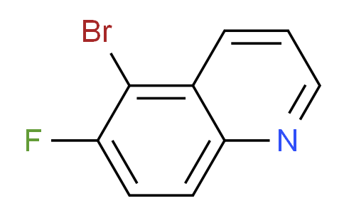 CAS No. 107224-21-5, 5-Bromo-6-fluoroquinoline