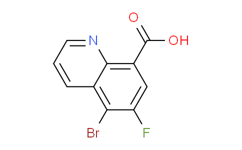 CAS No. 1420794-73-5, 5-Bromo-6-fluoroquinoline-8-carboxylic acid