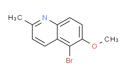 CAS No. 475682-39-4, 5-Bromo-6-methoxy-2-methylquinoline
