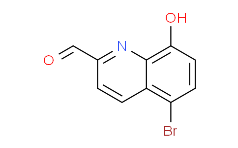 CAS No. 1023815-84-0, 5-Bromo-8-hydroxyquinoline-2-carbaldehyde