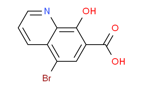 CAS No. 205040-59-1, 5-Bromo-8-hydroxyquinoline-7-carboxylic acid