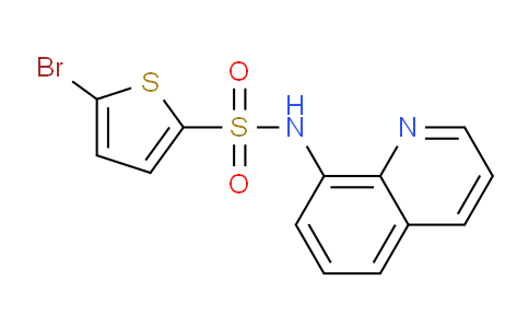 CAS No. 620103-87-9, 5-Bromo-N-(quinolin-8-yl)thiophene-2-sulfonamide