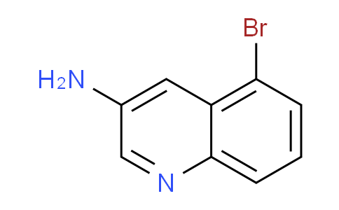 CAS No. 1330754-37-4, 5-Bromoquinolin-3-amine