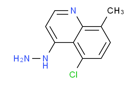CAS No. 1172691-88-1, 5-Chloro-4-hydrazinyl-8-methylquinoline
