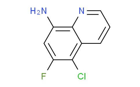 CAS No. 1394083-91-0, 5-Chloro-6-fluoroquinolin-8-amine