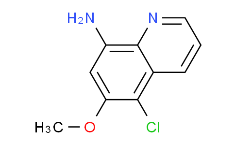CAS No. 5396-19-0, 5-Chloro-6-methoxyquinolin-8-amine