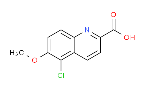 CAS No. 1420791-25-8, 5-Chloro-6-methoxyquinoline-2-carboxylic acid