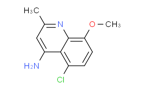 CAS No. 1189106-72-6, 5-Chloro-8-methoxy-2-methylquinolin-4-amine