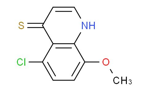 CAS No. 1315345-11-9, 5-Chloro-8-methoxyquinoline-4(1H)-thione