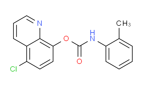 CAS No. 21617-00-5, 5-Chloroquinolin-8-yl o-tolylcarbamate