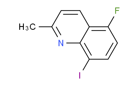 CAS No. 1420790-41-5, 5-Fluoro-8-iodo-2-methylquinoline