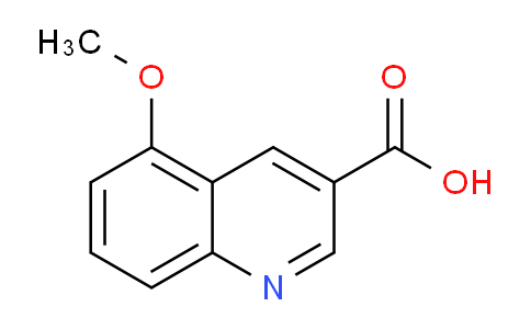 CAS No. 1361091-98-6, 5-Methoxyquinoline-3-carboxylic acid