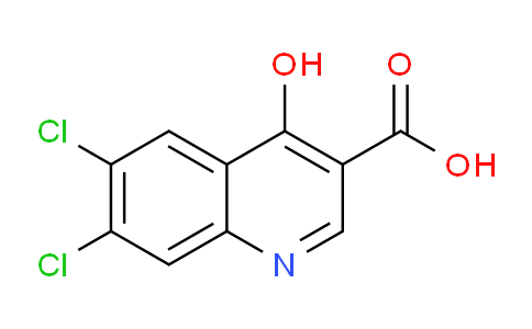 CAS No. 26893-20-9, 6,7-Dichloro-4-hydroxyquinoline-3-carboxylic acid