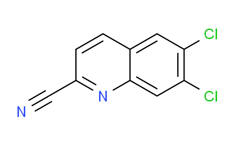 CAS No. 1266845-77-5, 6,7-Dichloroquinoline-2-carbonitrile