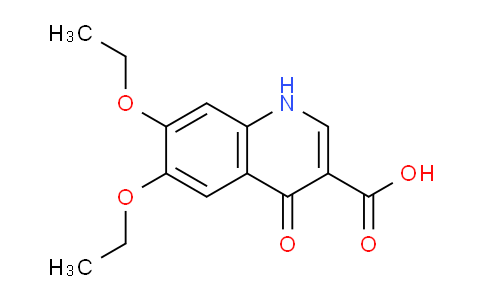 CAS No. 1698-96-0, 6,7-Diethoxy-4-oxo-1,4-dihydroquinoline-3-carboxylic acid