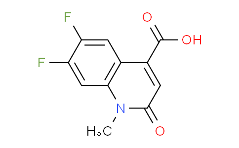 CAS No. 1269529-65-8, 6,7-Difluoro-1-methyl-2-oxo-1,2-dihydroquinoline-4-carboxylic acid