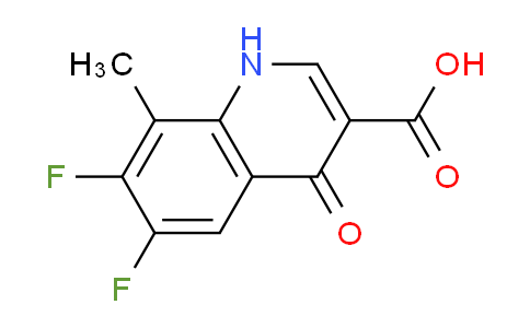 CAS No. 144298-26-0, 6,7-Difluoro-8-methyl-4-oxo-1,4-dihydroquinoline-3-carboxylic acid