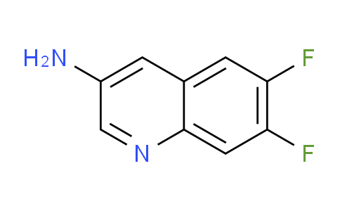 CAS No. 318684-82-1, 6,7-Difluoroquinolin-3-amine