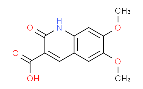 CAS No. 5278-37-5, 6,7-Dimethoxy-2-oxo-1,2-dihydroquinoline-3-carboxylic acid