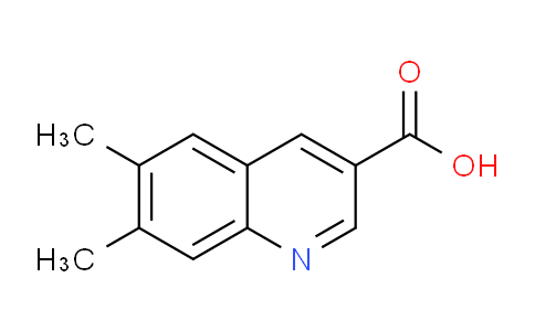 CAS No. 948294-50-6, 6,7-Dimethylquinoline-3-carboxylic acid