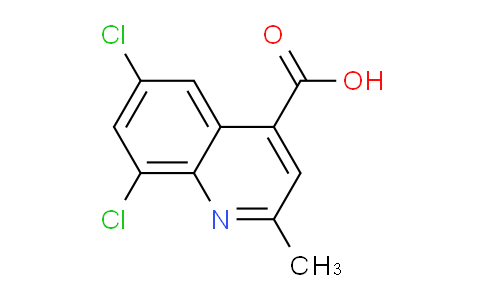 CAS No. 67059-22-7, 6,8-Dichloro-2-methylquinoline-4-carboxylic acid
