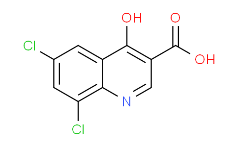 CAS No. 35973-27-4, 6,8-Dichloro-4-hydroxyquinoline-3-carboxylic acid